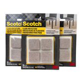 SCOTCH FELT PADS SQUARE
