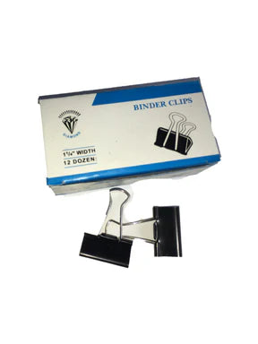 BINDER CLIPS - 12 IN PACK