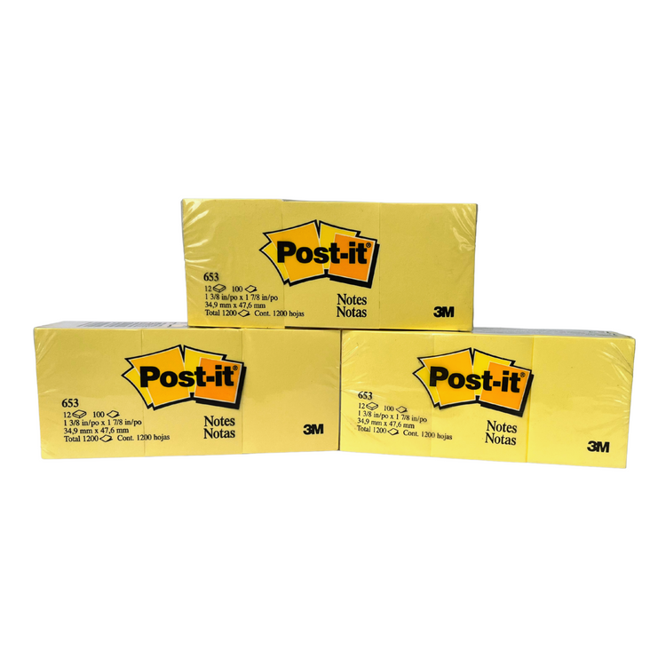 653 POST IT NOTES YELLOW