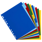 FILE SEPARATOR 5 COLOUR - 10 IN A PACK