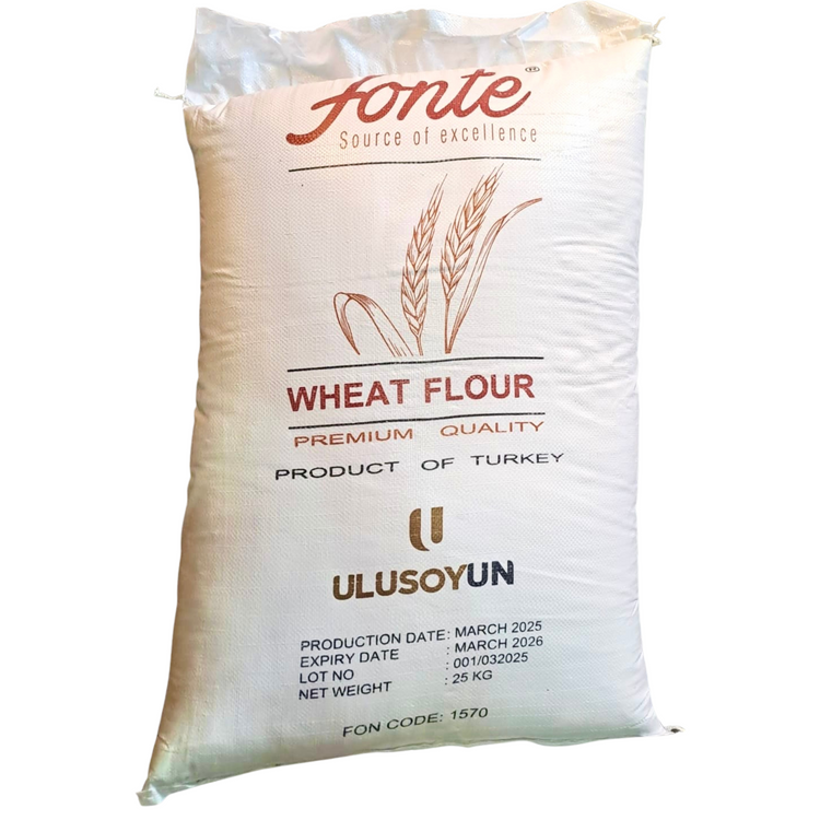Turkey - All Purpose Wheat Flour in 25 kg bag