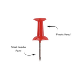 COLOR DRAWING PIN BOX - QTY 50