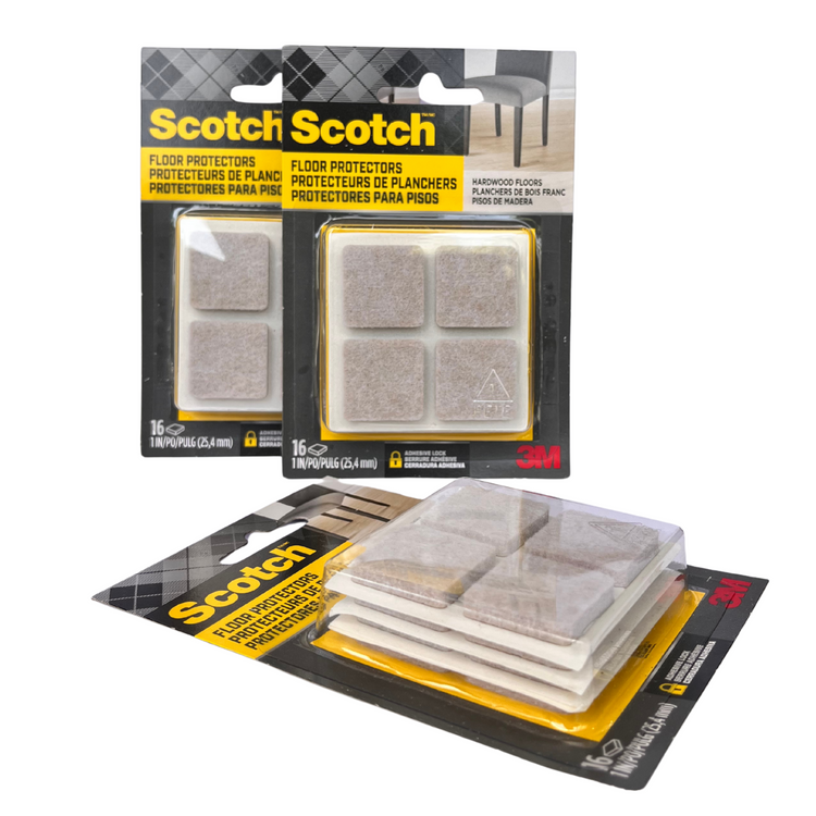 SCOTCH FELT PADS SQUARE