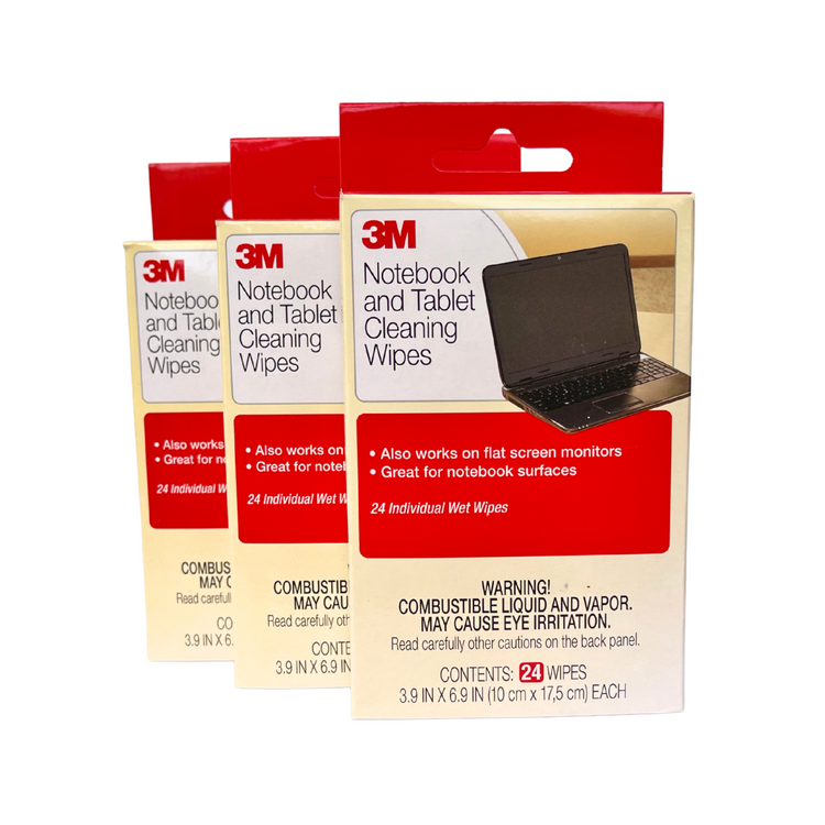 NOTEBOOK SCREEN CLEANING WIPES 4 PACK CL630