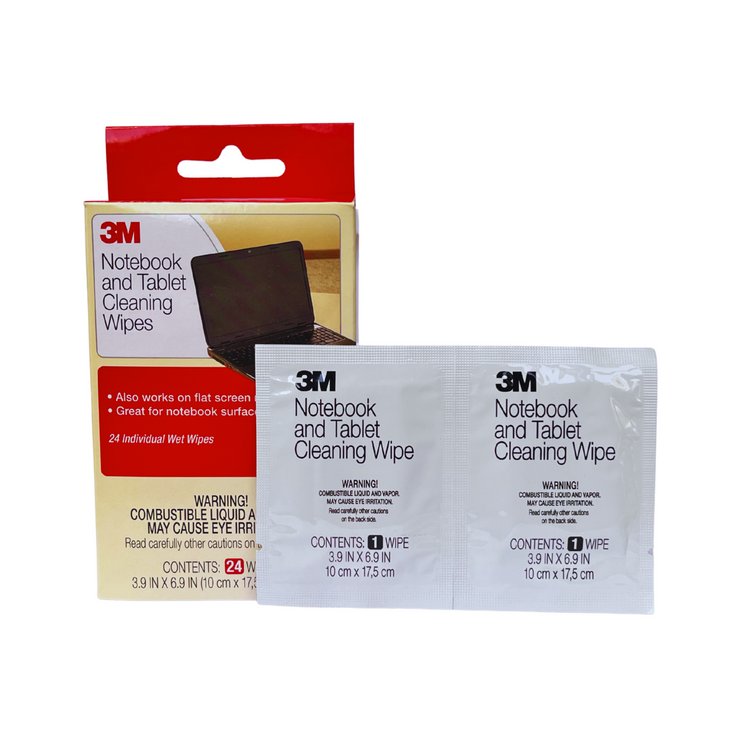 NOTEBOOK SCREEN CLEANING WIPES 4 PACK CL630