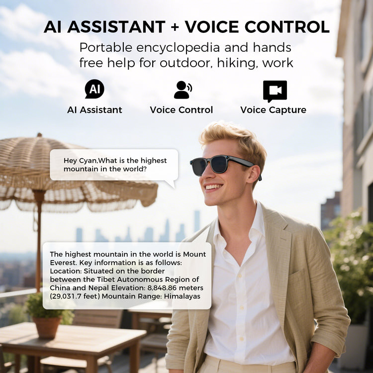 FONTE SMART WEARABLE AI GLASS - G2PRO