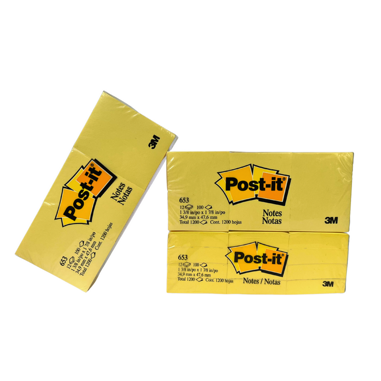 653 POST IT NOTES YELLOW