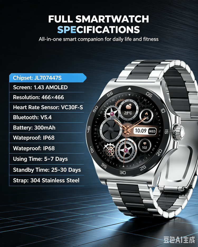 FONTE SMART WATCH - B605P