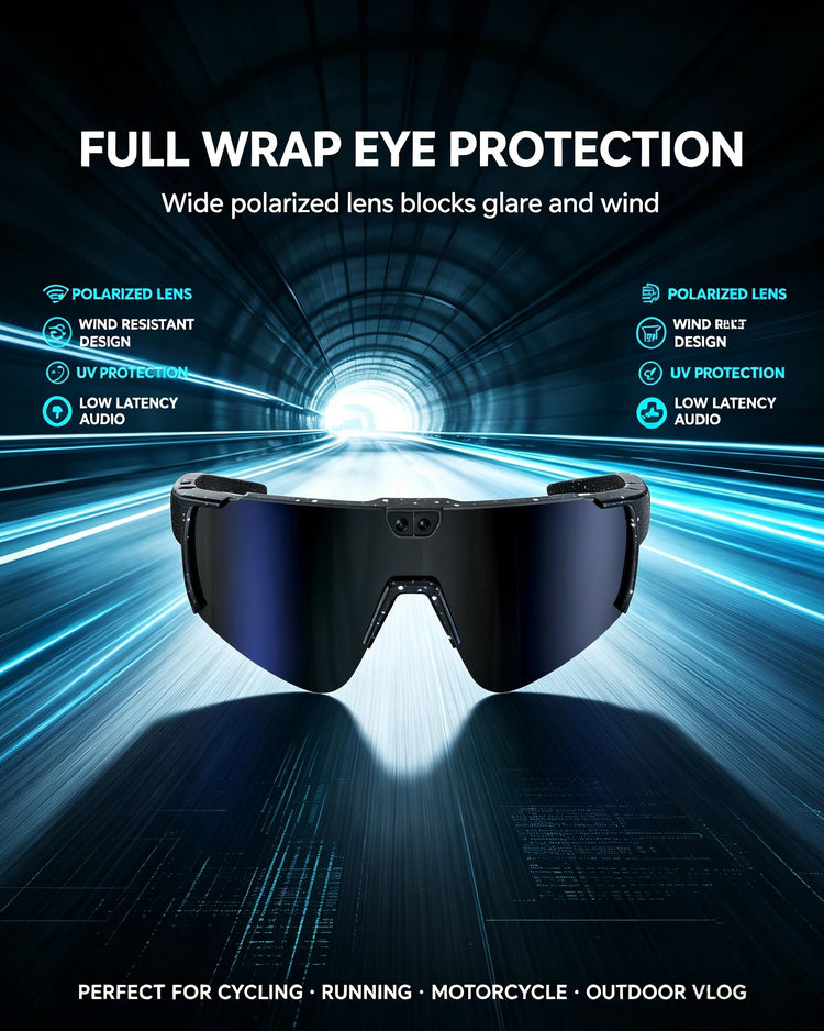 FONTE SMART WEARABLE AI GLASS - G11 - BLACK