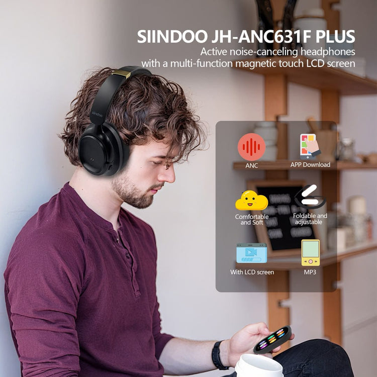 Bluetooth Headphone with Touch screen