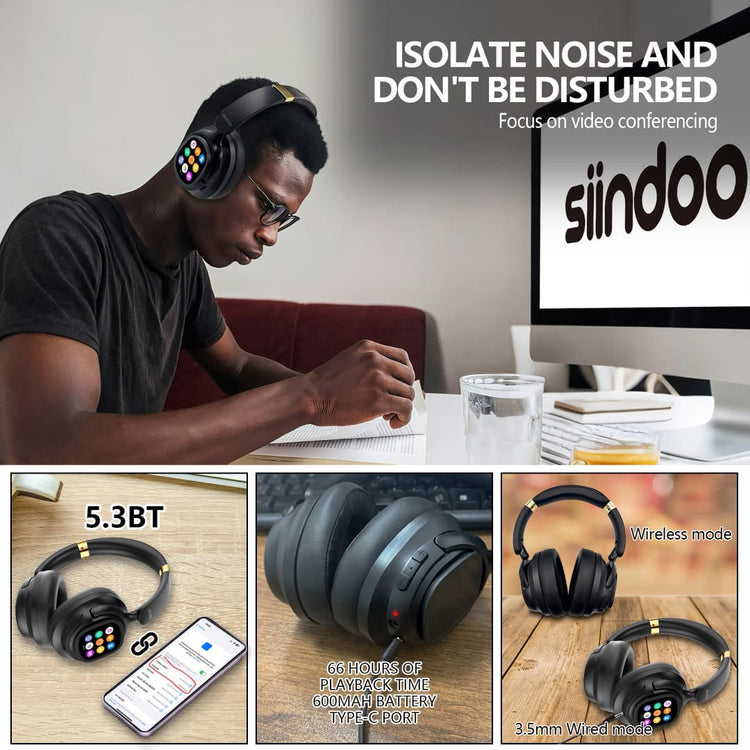 Bluetooth Headphone with Touch screen