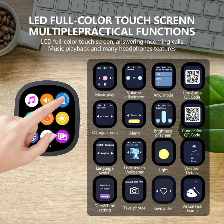 Bluetooth Headphone with Touch screen